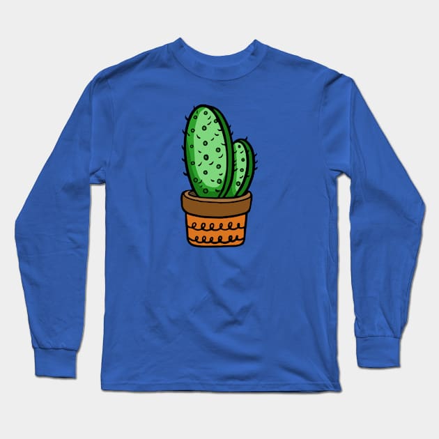 Succulent Illustration 7 T-Shirt Long Sleeve T-Shirt by yudabento